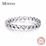 925 Silver CZ Stackable Ring Wedding Jewelry