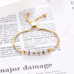 Adjustable Full Zircon Bracelet Gift for Women and Children