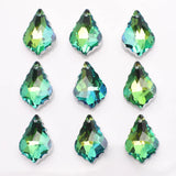 Baroque Crystal Pendant 11x16/15x22mm Maple Leaf Charm Beads for DIY Jewelry