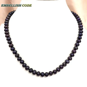 Flawless Potato Shape Natural Cultured Pearls Choker Necklace Gift