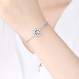 CZ Zircon Crystal Bracelet for Women Chain Link Charm Bracelets