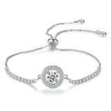 CZ Zircon Crystal Bracelet for Women Chain Link Charm Bracelets