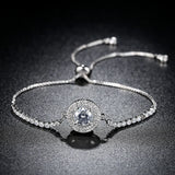CZ Zircon Crystal Bracelet for Women Chain Link Charm Bracelets