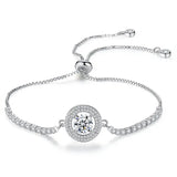 CZ Zircon Crystal Bracelet for Women Chain Link Charm Bracelets