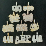 Hip Hop Men Pendant Collection Two Tone Rock Punk Necklace