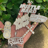 Hip Hop Men Pendant Collection Two Tone Rock Punk Necklace