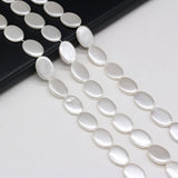 Pearls Shell Beads Oval Scattered Bead Jewelry Making