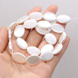 Pearls Shell Beads Oval Scattered Bead Jewelry Making
