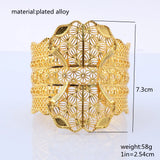 Women's African Bangle Bracelet Dubai Jewelry Wedding Engagement