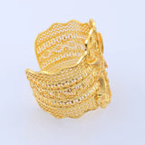 Women's African Bangle Bracelet Dubai Jewelry Wedding Engagement
