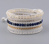 Layered Leather Wrap Bracelet Antique Weaving Dropship Jewelry