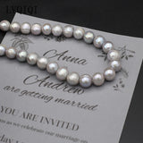 Natural Grey Pearl Beads Round Loose Pearls DIY Jewelry Making