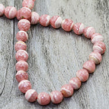 Natural Rhodochrosite Round Beads 3/4/5/6mm DIY Jewelry Making