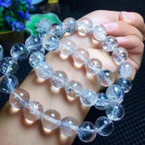 Natural Transparent Crystal Bracelet Bangle Handring Jewelry
