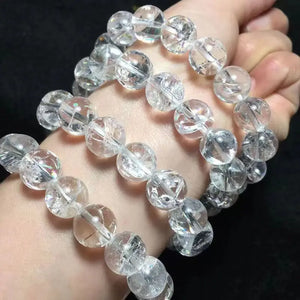 Natural Transparent Crystal Bracelet Bangle Handring Jewelry