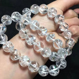 Natural Transparent Crystal Bracelet Bangle Handring Jewelry