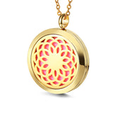 Perfume Locket 316L Stainless Steel Aromatherapy Diffuser Pendant Necklace