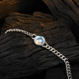 Personality Moonstone Charm Bracelet for Women Girls