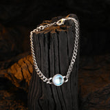 Personality Moonstone Charm Bracelet for Women Girls
