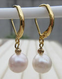 Genuine South Sea Pearl Earrings 14k/20