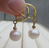 Genuine South Sea Pearl Earrings 14k/20