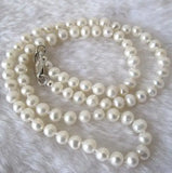 Real Pearl Necklace 18 inches Freshwater Pearl Birthday Gift