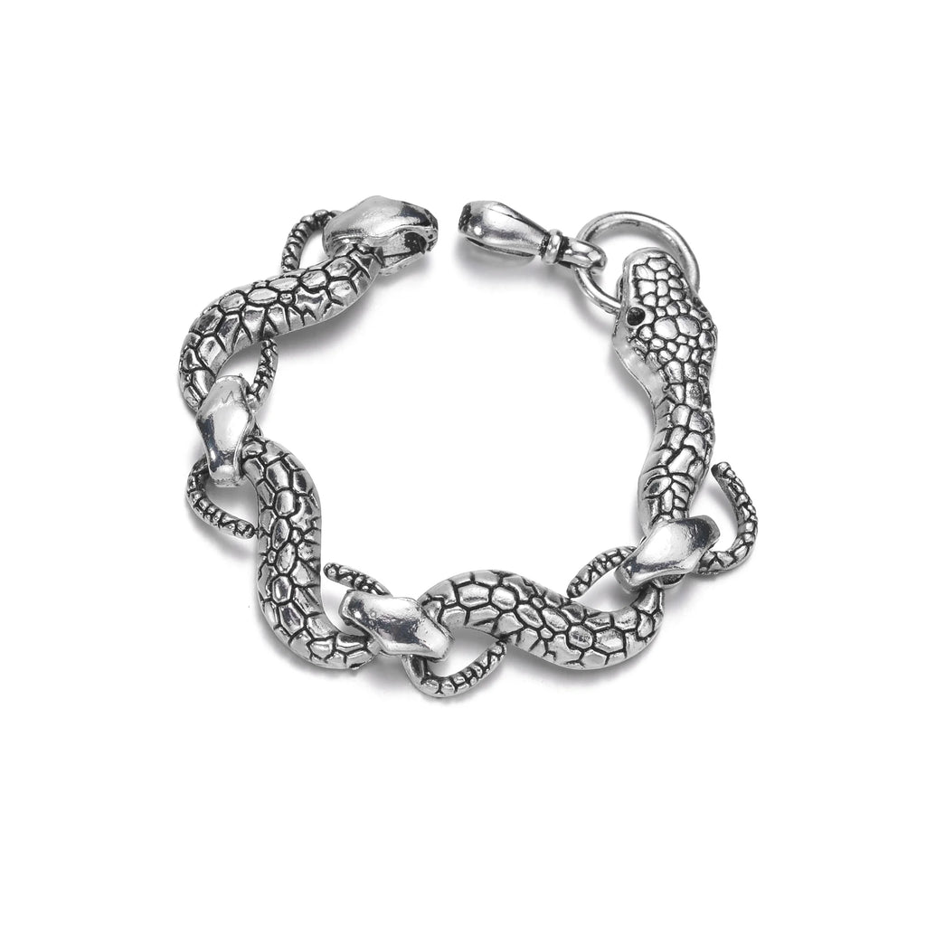 Metal Snake Vintage Punk Charms Bracelet