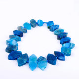 Multicolor Pointed Agata Beads DIY Jewelry Making