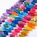 Multicolor Pointed Agata Beads DIY Jewelry Making