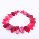 Multicolor Pointed Agata Beads DIY Jewelry Making