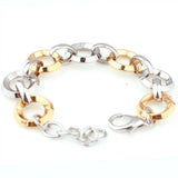 Stainless Steel Round Bracelet Women Charm Wedding Gift