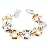 Stainless Steel Round Bracelet Women Charm Wedding Gift