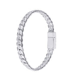 Women's Motor Bike Chain Motorcycle Chain Silver Buddha Bracelet Bangle