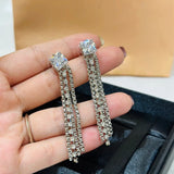 925 Sterling Silver Famous Jewelry Earrings For Women Rivets Stud Earrings