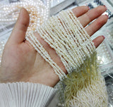 Natural Freshwater Pearl 2X4mm Strand Loose Beads Women Jewelry