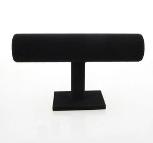 Velvet Bracelets Chain Watch T-Bar Rack Jewelry Display Stand Holder
