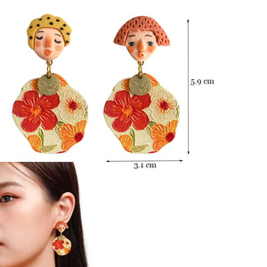 Colourful Dangle Earrings Stud Earring Y2K Pendientes In Resin Earings