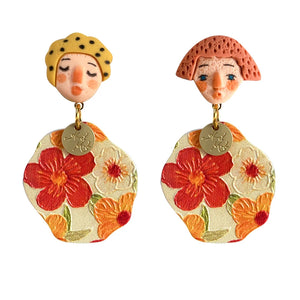 Colourful Dangle Earrings Stud Earring Y2K Pendientes In Resin Earings