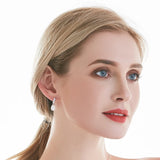 Natural Pearl Earrings S925 Sterling Silver for Wedding/Party
