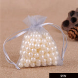 50pcs Organza Bags Jewelry Packaging Wedding Party Drawable Gift Pouches