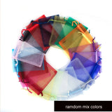 50pcs Organza Bags Jewelry Packaging Wedding Party Drawable Gift Pouches