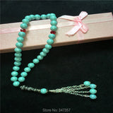 8mm Light Pearl Shell Tridacna Stone 33 Prayer Beads Islamic Tasbih Allah
