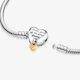 925 Silver Heart Chain Snake Bone Chain Bracelet for Women's Beads DIY Jewelry