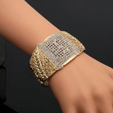 European Spain Woman Bangles 18k Plated Middle East Jewelry
