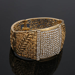 European Spain Woman Bangles 18k Plated Middle East Jewelry