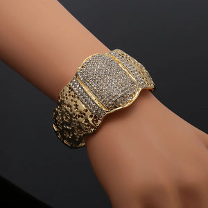 European Spain Woman Bangles 18k Plated Middle East Jewelry