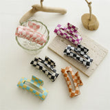 Hollow Geometric Acetic Acid Hair Claw Clips