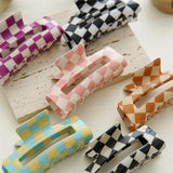 Hollow Geometric Acetic Acid Hair Claw Clips