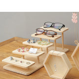 Wooden Earrings Holder Jewelry Display Storage Stand