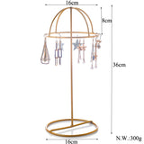 Wooden Earrings Holder Jewelry Display Storage Stand